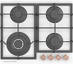Встраиваемая газовая варочная панель Zigmund & Shtain MN 199.61 W