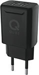 Сетевое з/у QUB QWC24BLK (2 USB 2.4A цвет черный)