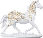 Статуэтка Lefard Лошадь 28 5*8 5*24 5 см коллекция Flower fantasy белый 146-1613