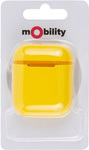 Силиконовый чехол mObility для зарядного кейса AirPods желтый