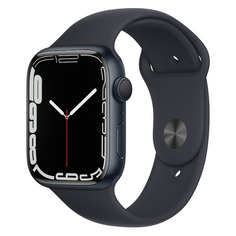 Смарт-часы Apple Watch Series 7 MKN53RU/A, 45мм, темная ночь / черный