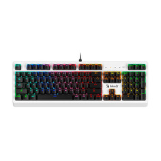 Клавиатура A4TECH Bloody B810RC, USB, белый + черный [b810rc ( white )]