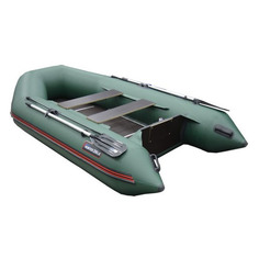 Лодка моторно-гребная HUNTERBOAT Хантер 290 ЛК, надувная, зеленый [290092]