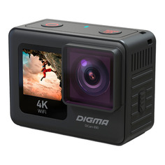 Экшн-камера Digma DiCam 890 4K, WiFi, черный [dc890]