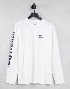 Белый лонгслив Helly Hansen YU20