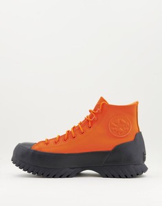 Зимние ботинки оранжевого и черного цвета Converse Chuck Taylor All Star Lugged Winter 2.0-Оранжевый цвет