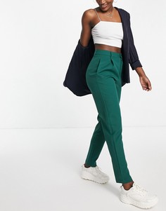Классические брюки бирюзового цвета от комплекта Heartbreak-Зеленый цвет