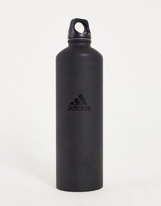 Черная металлическая бутылка для воды объемом 0,75 л adidas Training-Черный цвет
