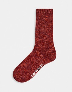 Красные меланжевые тканые носки Carhartt WIP Ascott-Красный