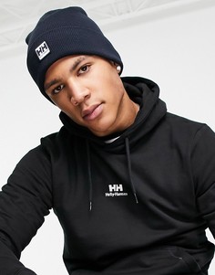 Темно-синяя шапка-бини с отворотом Helly Hansen Urban-Темно-синий