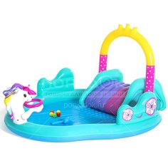 Игровой центр Bestway Волшебный единорог 53097, 274х198х137 см