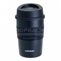 Термокружка нержавеющая сталь, 0.38 л, Webber, черная, BE-6042