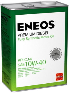 Моторное масло ENEOS Premium Diesel CJ-4 10W-40, 4л