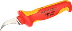 Нож для изолирующих материалов Knipex KN-985313 (красно-желтый)