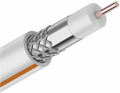 Кабель коаксиальный Cadena RG-6SAT-50M (белый)
