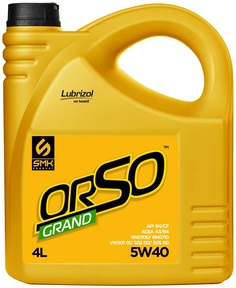 Моторное масло SMK Orso Grand 540 5W-40 API SN/CF