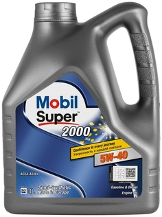Моторное масло Mobil Super 2000 X3 5W-40, 4л