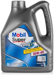 Моторное масло Mobil Super 2000 X1, 10W-40, 4л