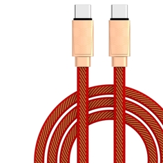 Кабель USB Type-C TFN C to C 60W 1 м Fashion gold (TFN-C-GUC-CC1MGL) C to C 60W 1 м Fashion gold (TFN-C-GUC-CC1MGL)