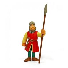 Фигурка Shantou Gepai Cредневековый воин с копьем