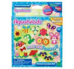 Набор для творчества Aquabeads Цветочный сад 600 бусин