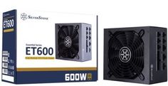 Блок питания ATX SilverStone ET600-MG 600W, 80 Plus Gold, 135mm fan, full modular, RTL