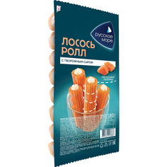 Крабовые палочки Русское море Лосось-ролл с сыром 180 г
