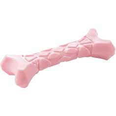 Игрушка для щенков TRIOL Puppy Косточка из термопластичной резины розовая 10,5 см