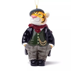 Игрушка елочная Bernes тигр шерлок