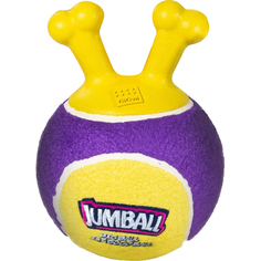 Игрушка для собак GIGWI Jumball Мяч теннисный c ручками желтый 18 см
