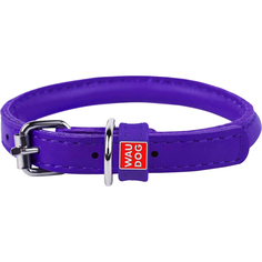 Ошейник для собак CoLLaR Waudog Glamour круглый для длинношерстных 8 мм x 25-33 см фиолетовый