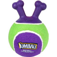 Игрушка для собак GIGWI Jumball Мяч теннисный c ручками зеленый 18 см