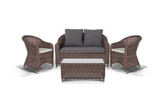 Комплект мебели кон панна с (на 4 персоны) (outdoor) коричневый