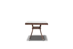 Обеденный стол айриш (outdoor) коричневый 90x75x90 см.