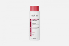 Шампунь с кератином для защиты структуры и цвета поврежденных и окрашенных волос Aravia Professional