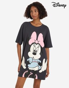 Тёмно-серая ночная сорочка с принтом Disney Gloria Jeans
