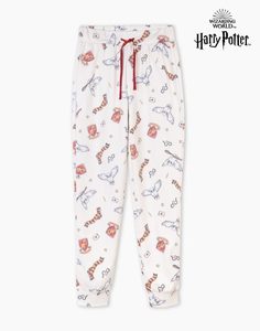 Молочные домашние брюки с принтом Harry Potter Gloria Jeans