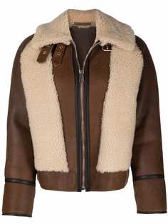 PS Paul Smith куртка со вставками из овчины