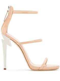 Giuseppe Zanotti босоножки Harmony на скульптурном каблуке