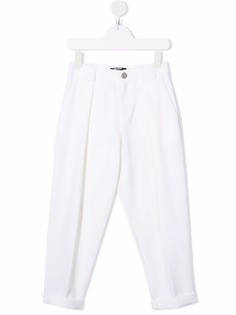 Balmain Kids прямые брюки строгого кроя