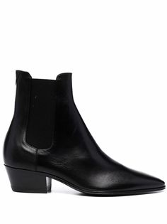 Saint Laurent ботильоны с заостренным носком
