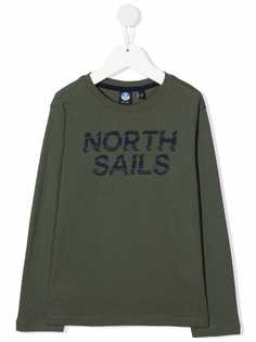 North Sails Kids футболка с логотипом