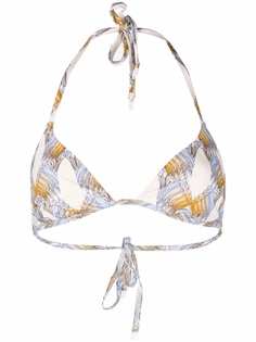 Tory Burch лиф бикини с принтом