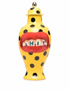 Seletti ваза с принтом
