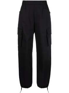 Off-White брюки карго в полоску Diag