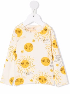 Mini Rodini футболка с длинными рукавами и принтом Moon and Sun