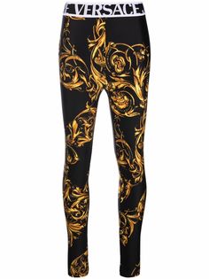 Versace Jeans Couture легинсы с принтом Regalia Baroque