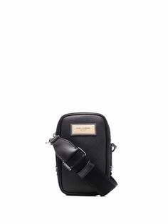 Dolce & Gabbana сумка-мессенджер с нашивкой-логотипом