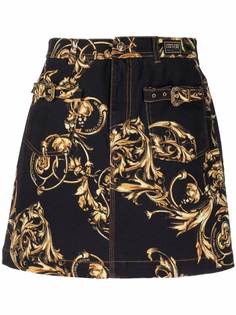 Versace Jeans Couture юбка мини с принтом Baroque