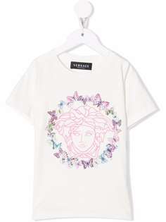 Versace Kids футболка с принтом Medusa
